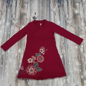 EUC Tea Collection wrap neck dress